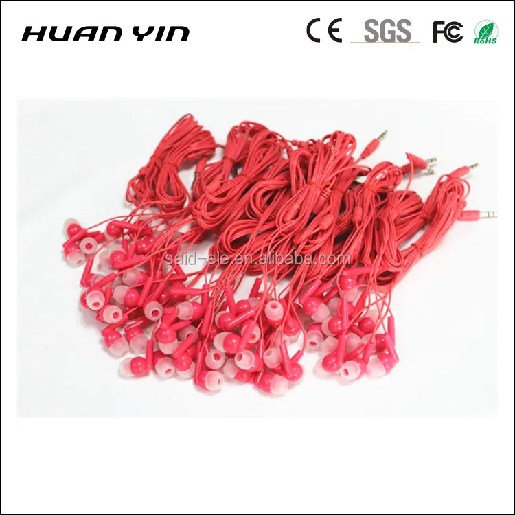 wholesale disposable earbuds low cost soul mate earphones travel earbuds