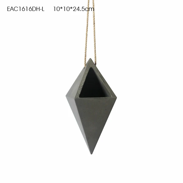 China suppliers half round white flower pot hanging wooden flower pot