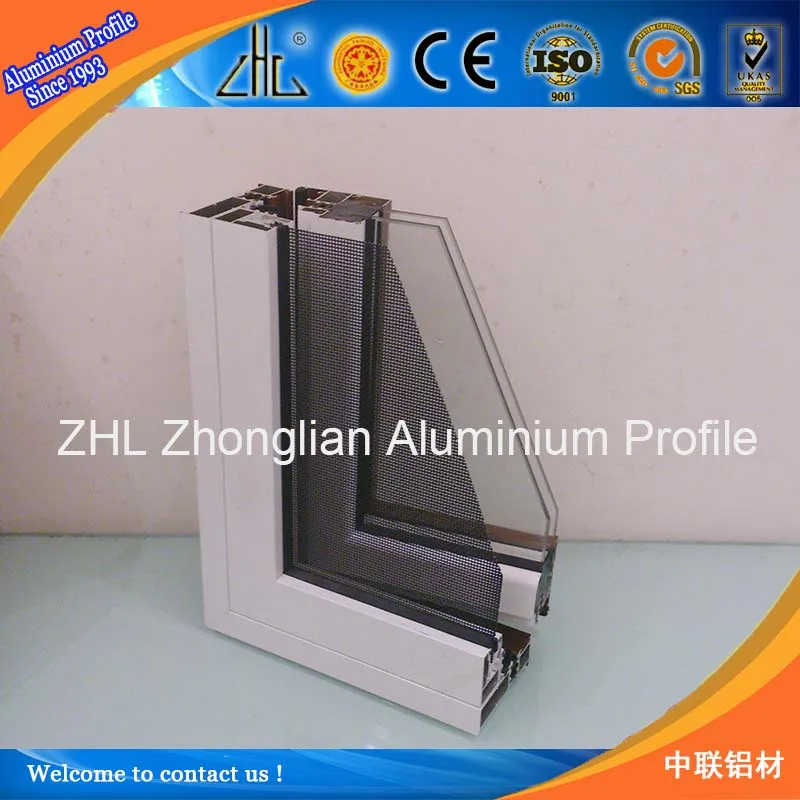 wholesale oem design aluminum door mosquito net frame profile, aluminum doors with mosquito net extrusion