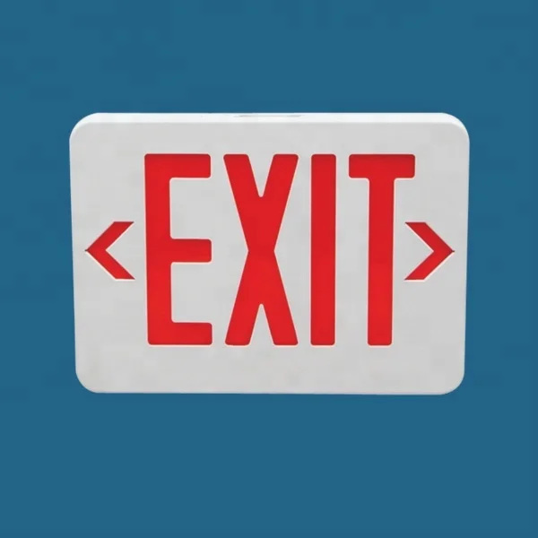 ABS red color fire exit rechargeable Emergency light cover