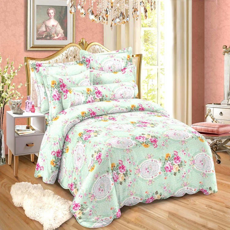 6pcs Printed Bedspread Set