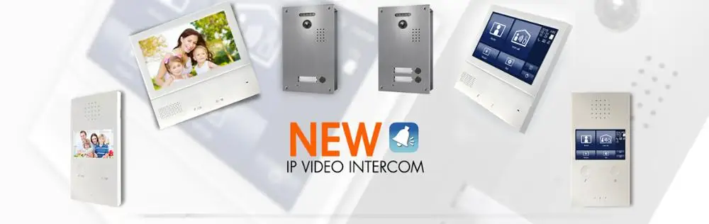 7 inch Touch Screen TCP/IP SIP Video Intercom apartments Door Entry Phone Digital System