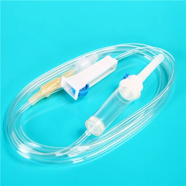 China medical adult  Disposable  iv  infusion giving  set price