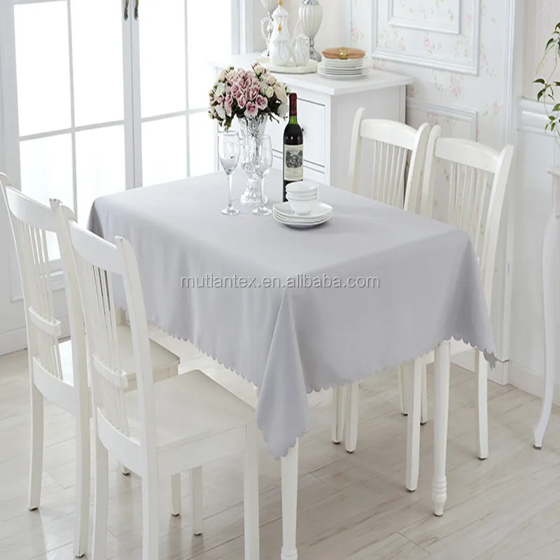 600D polyester oil proof rectangle tablecloth polyester spun oxford canvas oxford for table cloth