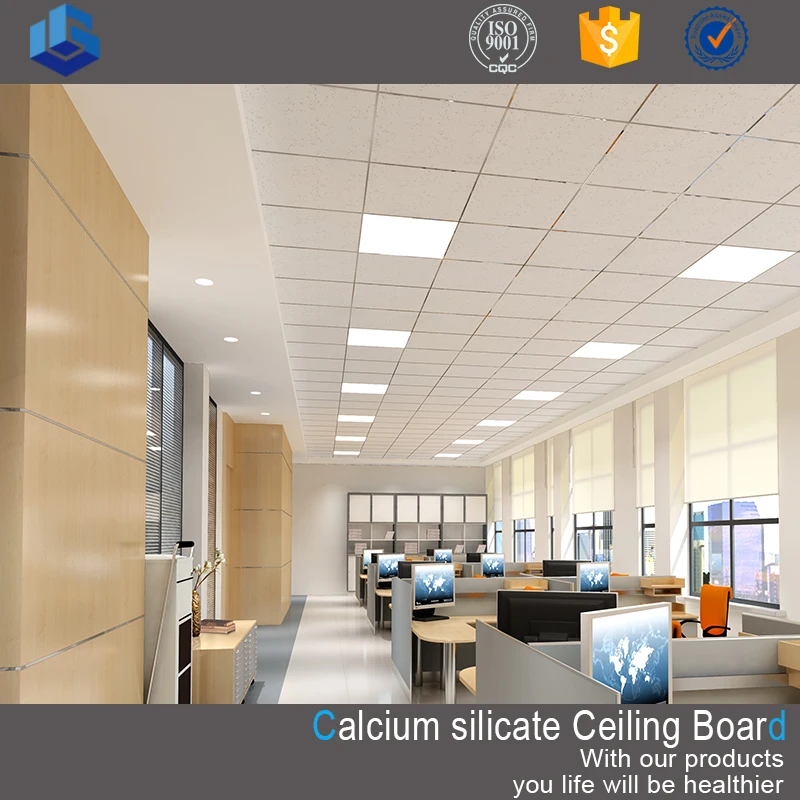 
Acoustic decorative calcium silicate false ceiling specifications 