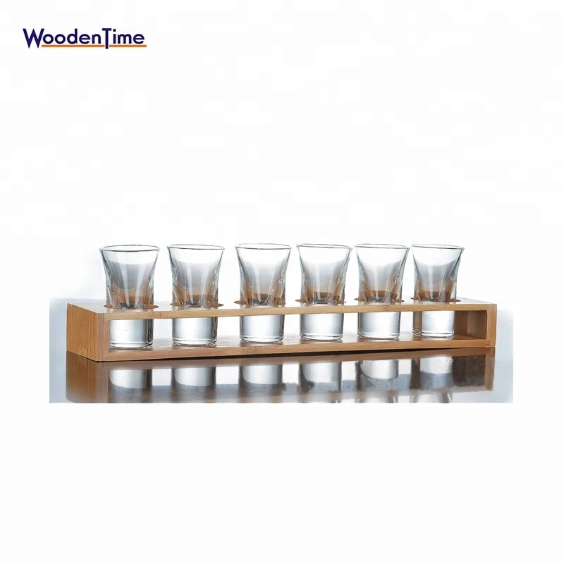 Custom 6/7/12 Holes Beer Tasting Serving Paddle wooden tray Shot glass holder /wooden tray glass holder / wooden shot glass tray