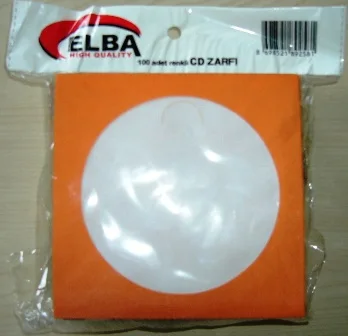 red green orange blue yellow black and white cd paper with windows sleeve