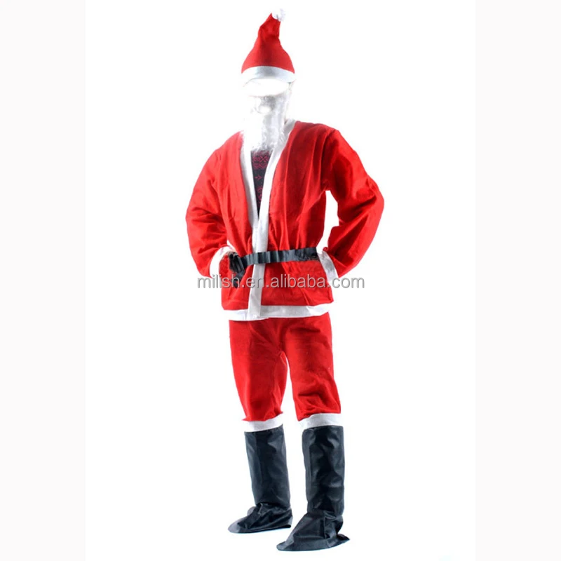 (5 pcs in set )Cheap Christmas santa suits costumes MAB-3