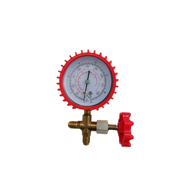 Cheap refrigerant single manifold tool high or low pressure gauge set R22   R12  R502
