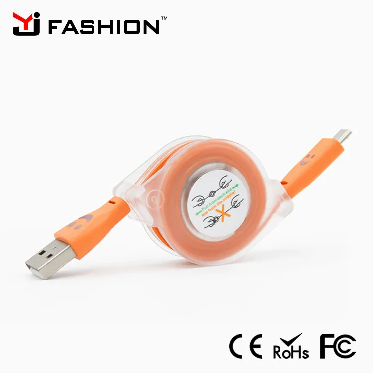 Рождество Горячие продукты 1 м кабель для iPhone 5 и выше 8 pin порт Выдвижной USB кабель для зарядки данных