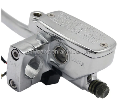 New 1 Inch 25mm Universal Motorcycle Brake Master Cylinder Hydraulic Clutch Lever Left & Right One Set