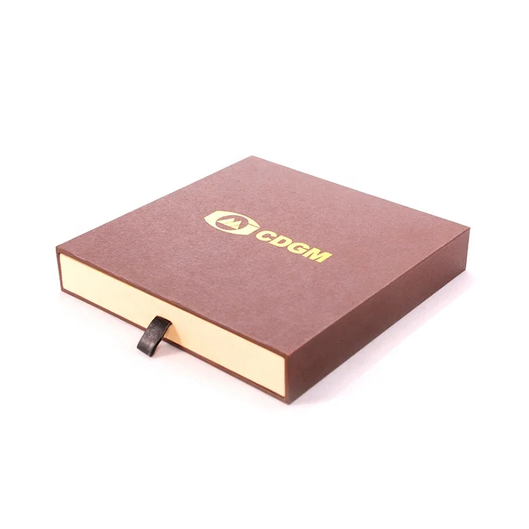 Пользовательские тиснение слайд открыть ящик картонной упаковки крафт бумага свадебный альбом подарочная коробка