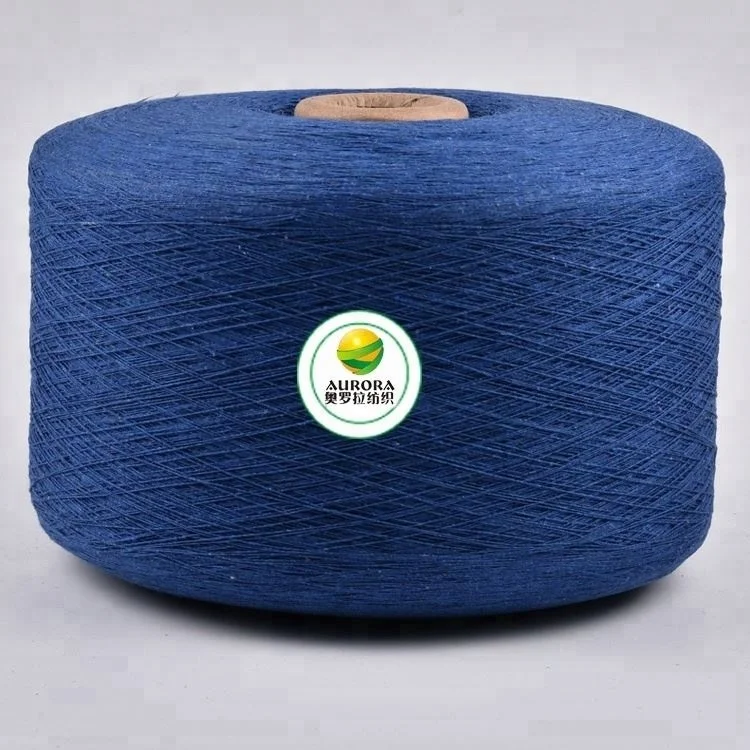 
NE 7/2 China manufacture knitting recycled cotton blended sock yarn 