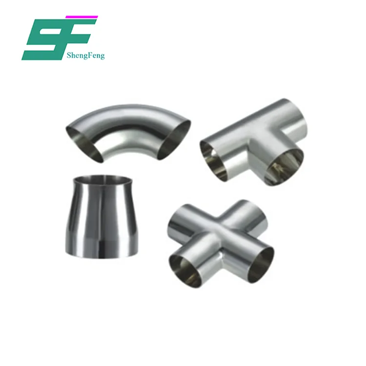 
ShengFeng sanitary ss304 concentric welded clamped tube reducer 