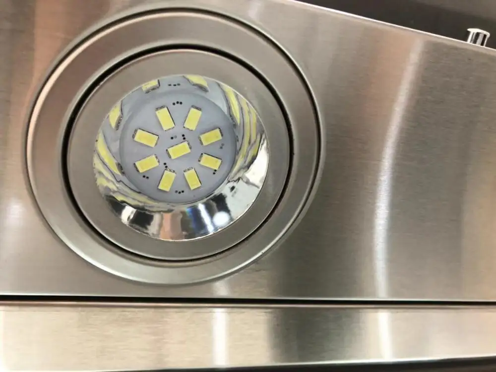 SENG Stainless Steel Tempered Glass Island Mounted Range Hood For Commercial Kitchen