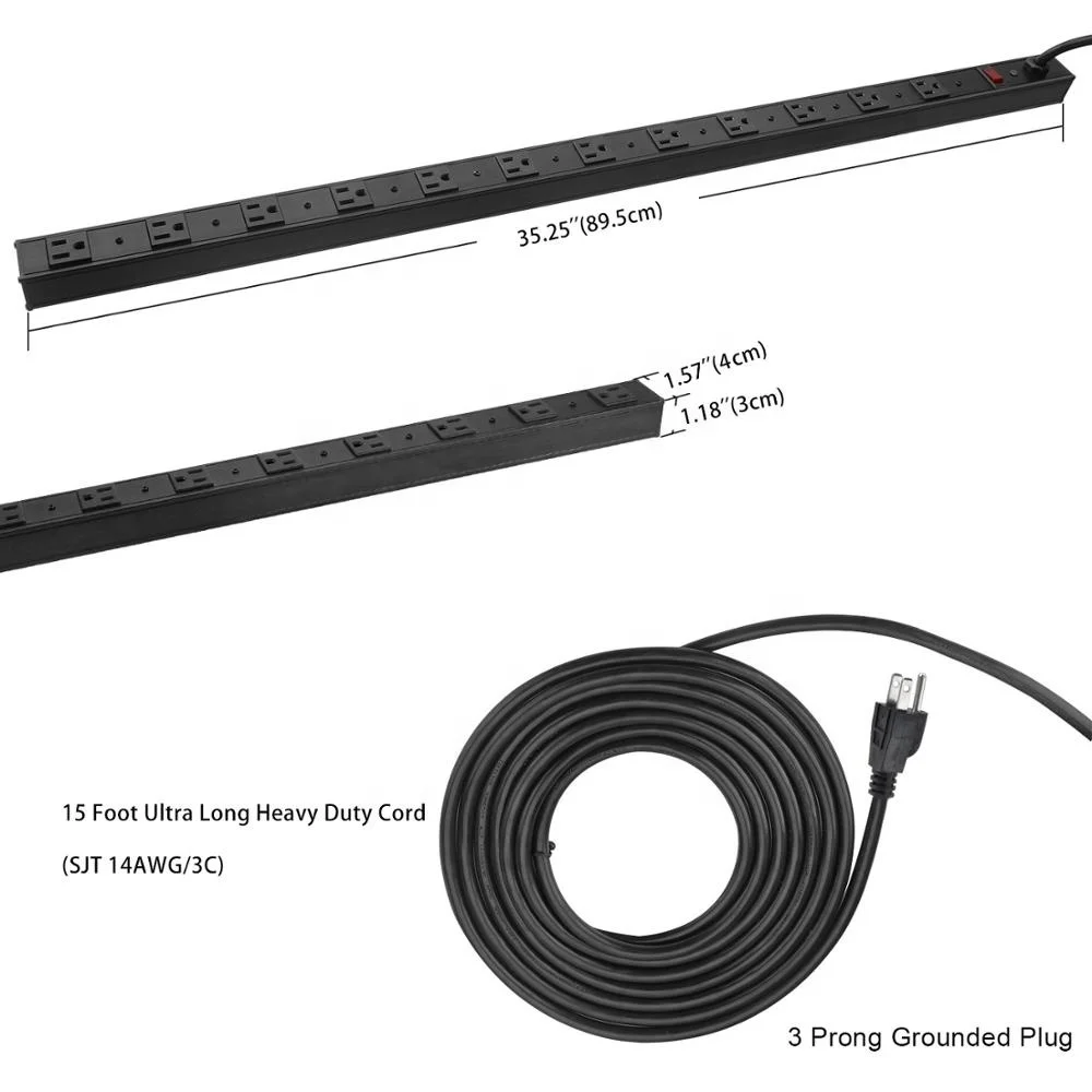 Лаборатории тестирования электроприборов, США (ETL сертификат 12 выходами для тяжелых условий эксплуатации зарядное устройство в металлическом корпусе пропилен-каучука прокладки с 9 футов удлинитель