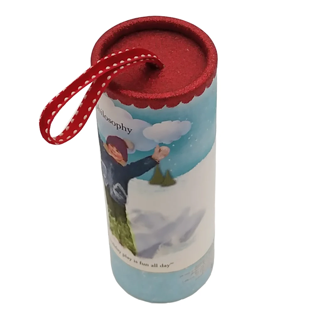 
 Подарочная картонная упаковочная трубка с логотипом на заказ  