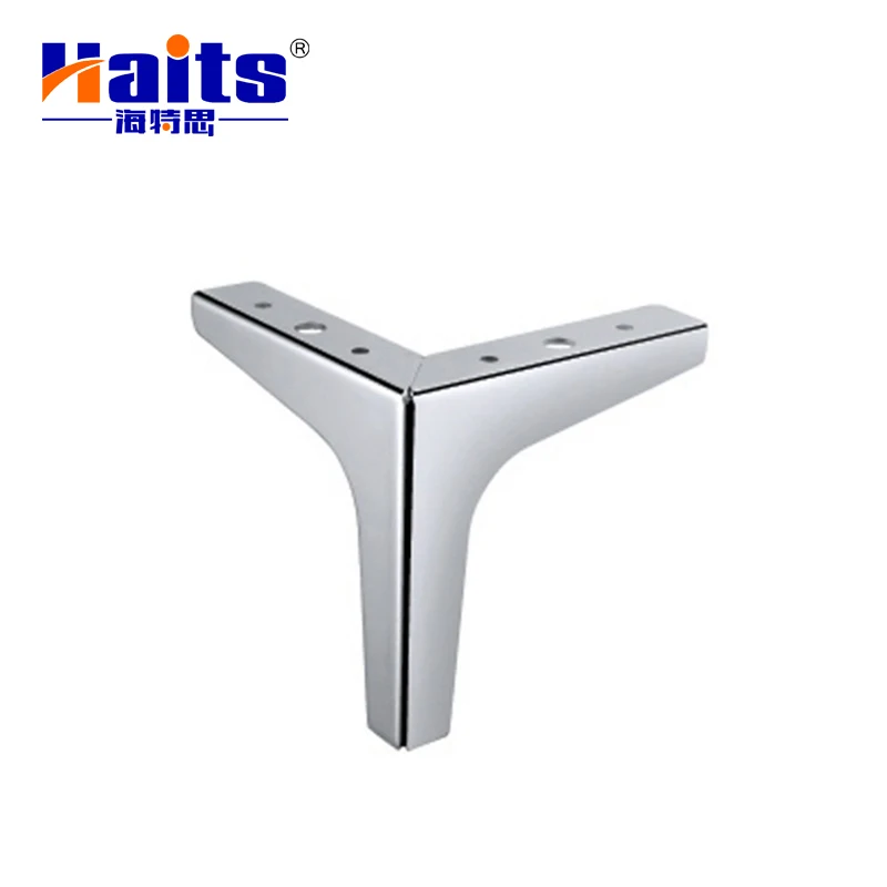 Chrome Corner Furniture Hardware Replacement Iron Steel Sofa Legs Sofa Feet