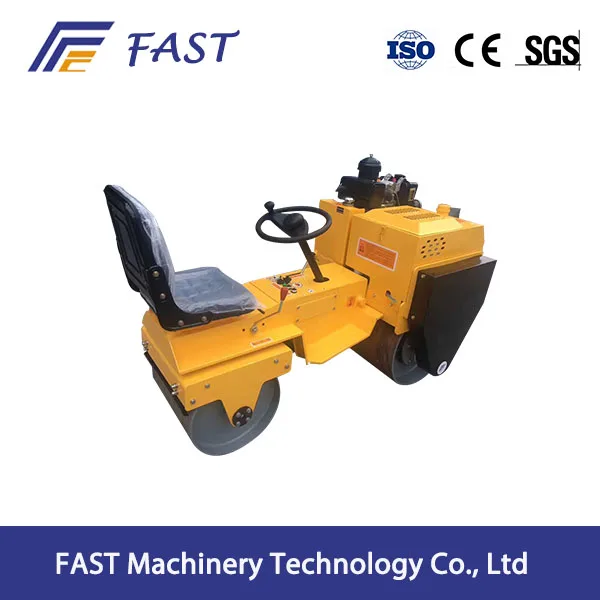 Double drum compactor mini road roller compactor machine