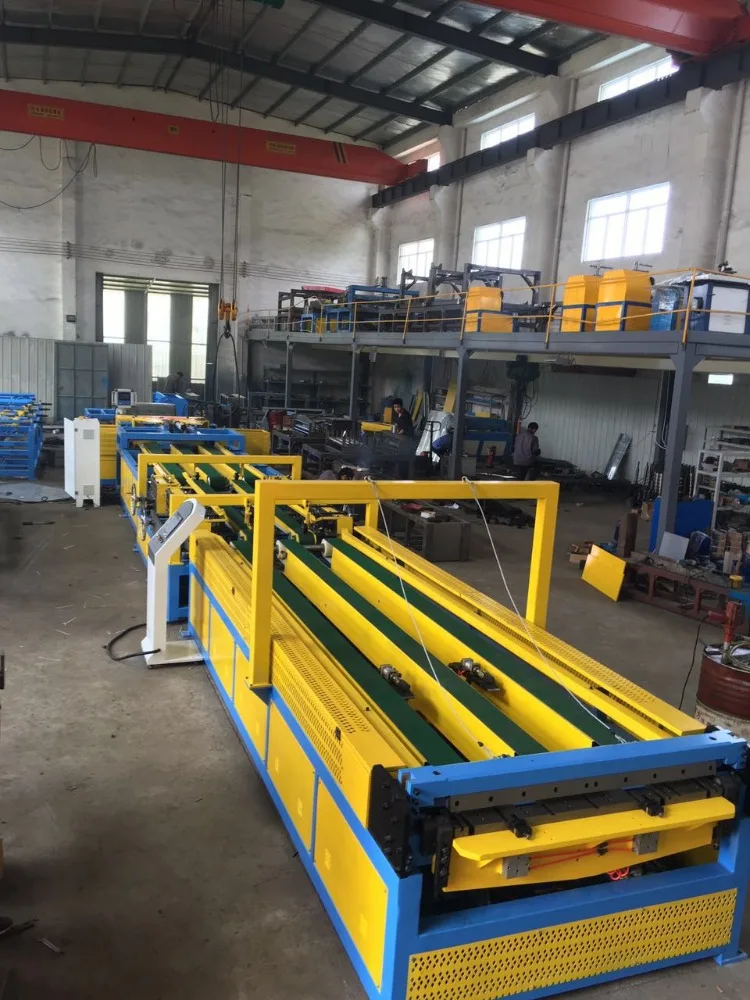 Auto Duct line 3 with notch and cutting angle for square duct forming machine