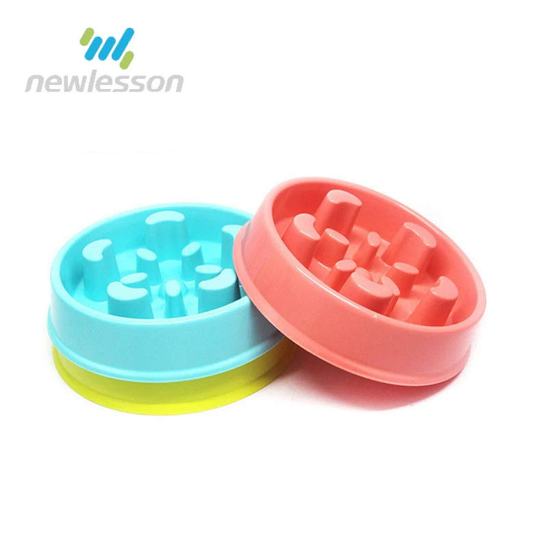 Новый дизайн, высокое качество, круглая миска для кошек и собак, медленная кормушка, распродажа