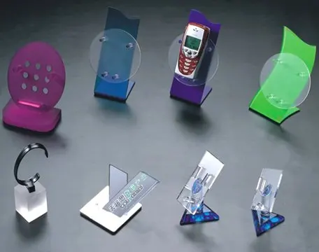 Transparent Acrylic Iphone Smart Phone Display Holder Stand