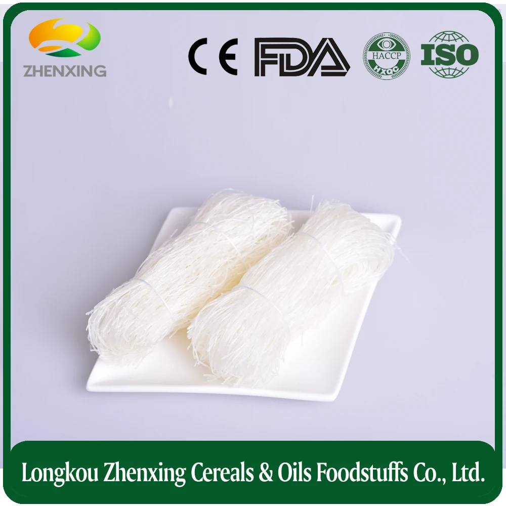 
Shandong Wholesale Low Fat Gluten Free Pea Starch Longkou Vermicelli 