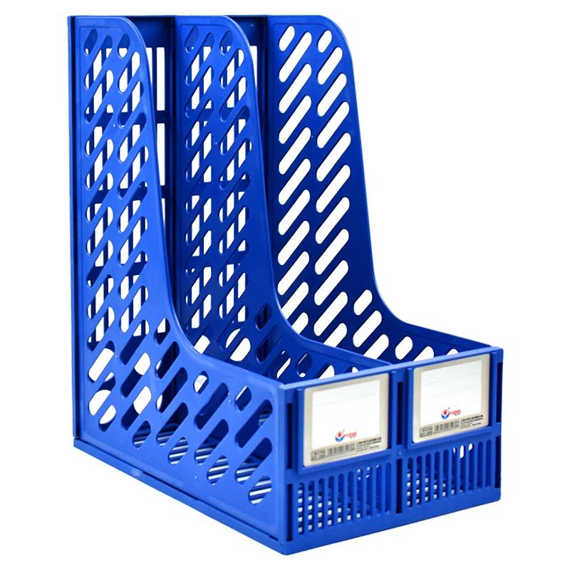 2 layer Best selling wall file holder plastic magazine desk file dental file tray a4 organizer
