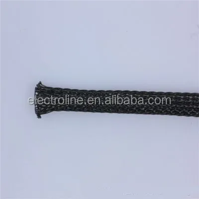 High Quality 1/8 Inch PET Braided Steel Wire Braided Sleeve That Can Be Expanded For Winding Protection