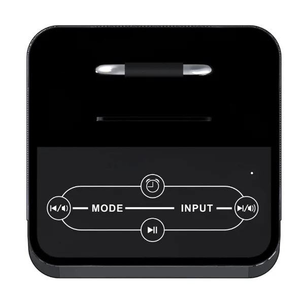 Portable Stereo Bass BT Speaker Handsfree With Alarm Clock Radio TF Calendar AJ-86