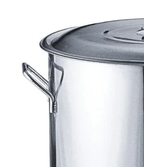 
1.0mm Thickness Stainless Steel Stock Cooking Pot For Restaurant Kitchenware 