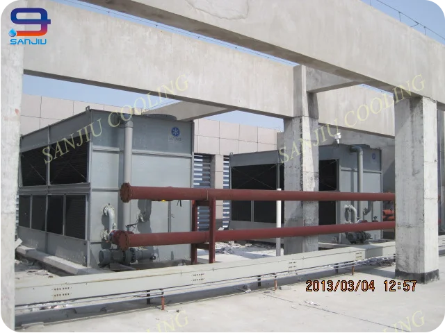 125 Ton Closed Circuit Cross Flow Water Chiller  Cooling Tower