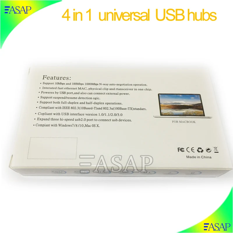 Универсальный Интерфейс Superspeed Usb 3 порта USB 3.0 Hub 3 Порта USB3.0 Hub с RJ45