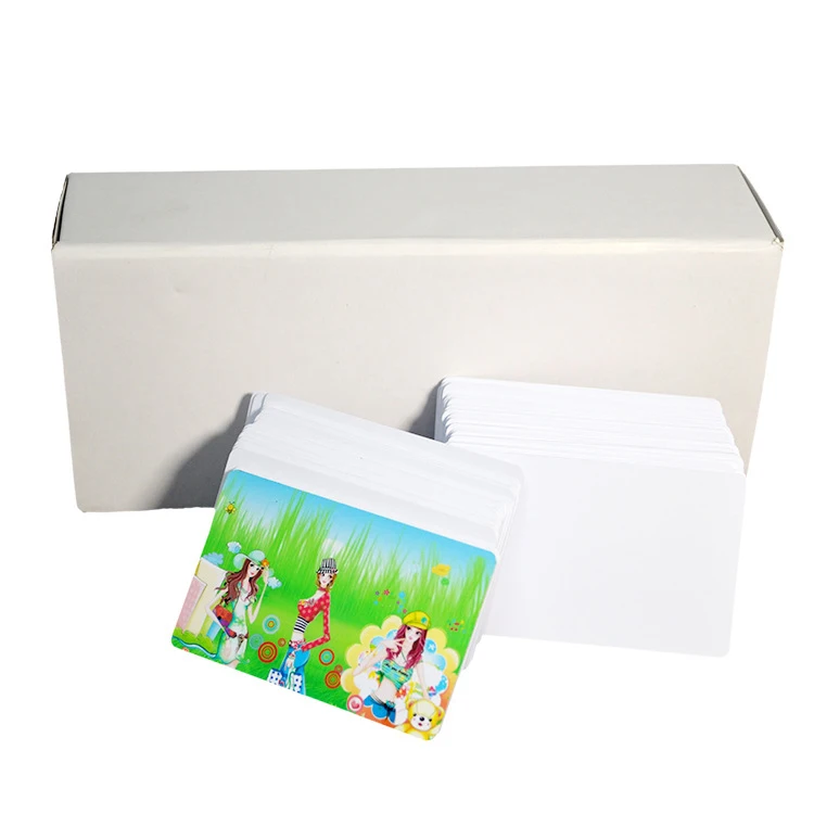 Custom RFID L800 Printer Standard Inkjet Transparent Plastic Printable PVC Card