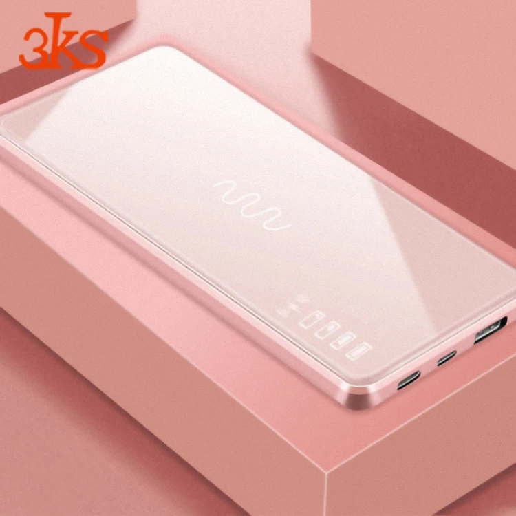 2018 Новое прибытие Элегантность Розовый Красный завораживают Wireless Power Bank зарядное устройство индивидуальный дизайн