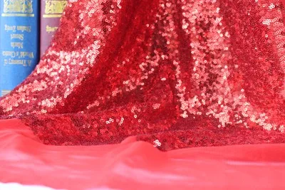 Wholesale Hot Sale Custom Christmas Party Glitter Wedding Rose Gold Big Sequin Embroidered Dining Round Table Cloth