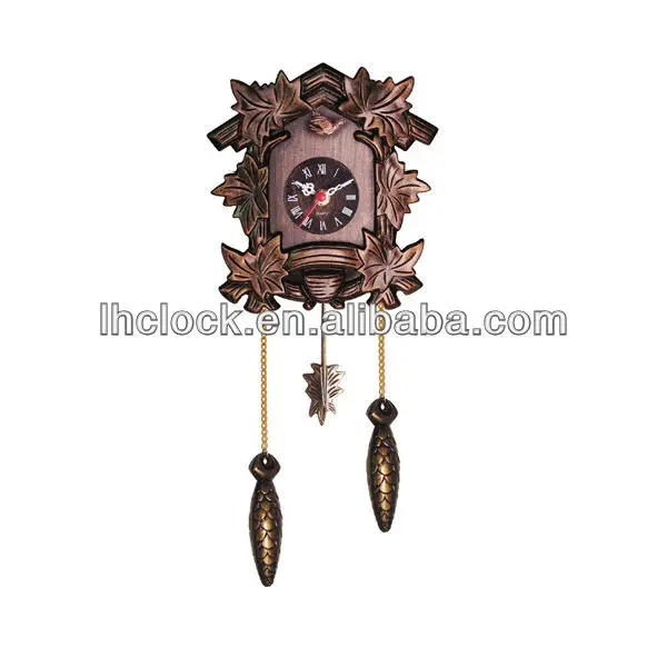 
cuckoo music wall clock with pendulum 