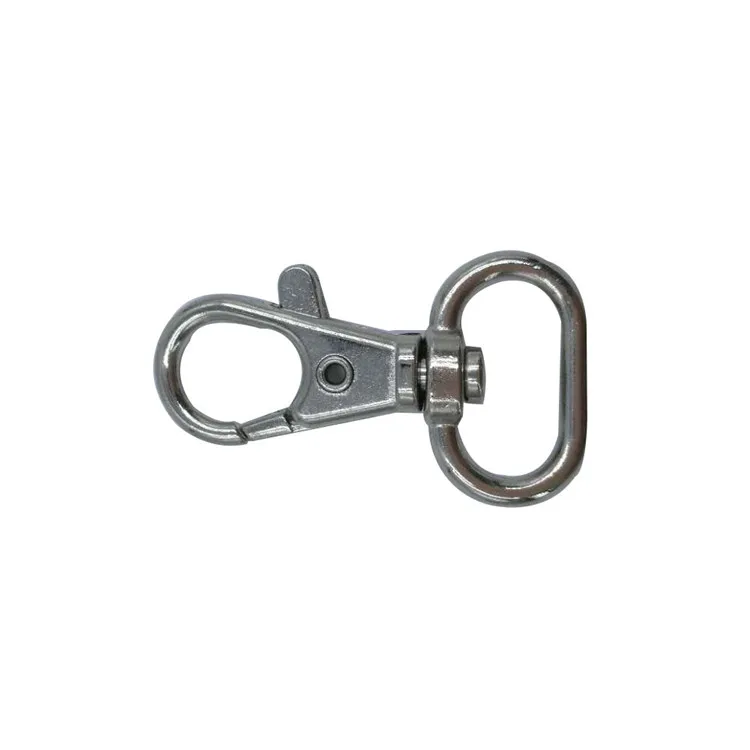 BT-067A-3 Hot sale mini metal carabiner for bag zinc alloy plated snap swivel metal hook