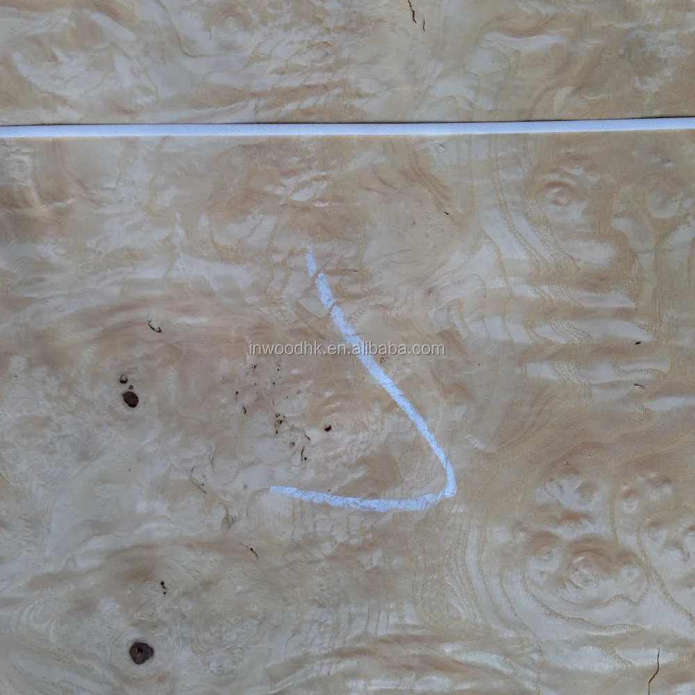 NATURAL WHITE ASH BURL WOOD VENEER