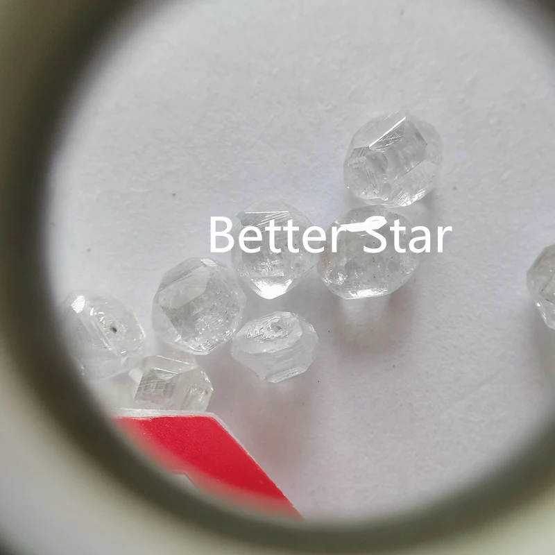 0.4carat 0.6carat DEF color and VS clarity lab grown uncut diamond synthetic diamond