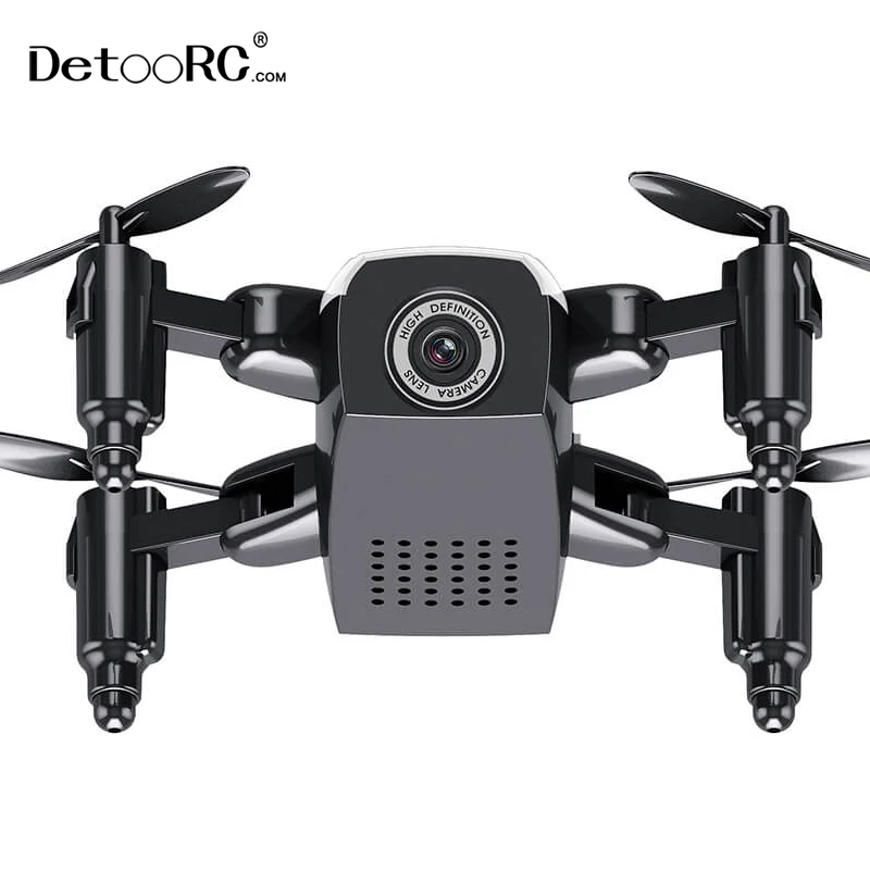 Detoo foldable pocket camera nano quadcopter with phone controlled flying drone