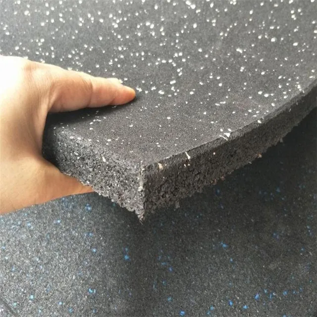 Бесплатный образец резинового напольного покрытия для тренажерного зала толщиной 15 мм