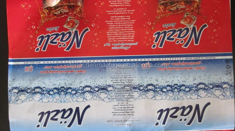 320 Adhesive Label Roll Flexographic Printing Machine for Pepsi and Cola