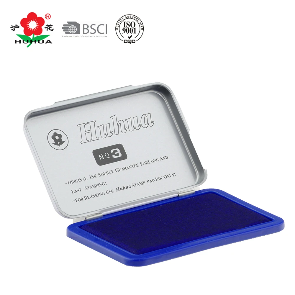 metal case stamp pad office ink pad refill ink stamp pad