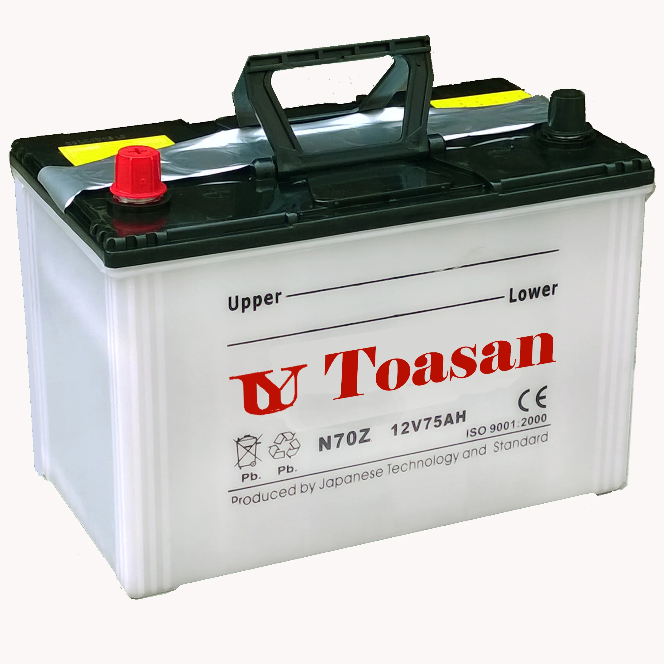  Toasan Top JIS 12V75AH кислотные сухие Автомобильные батареи --