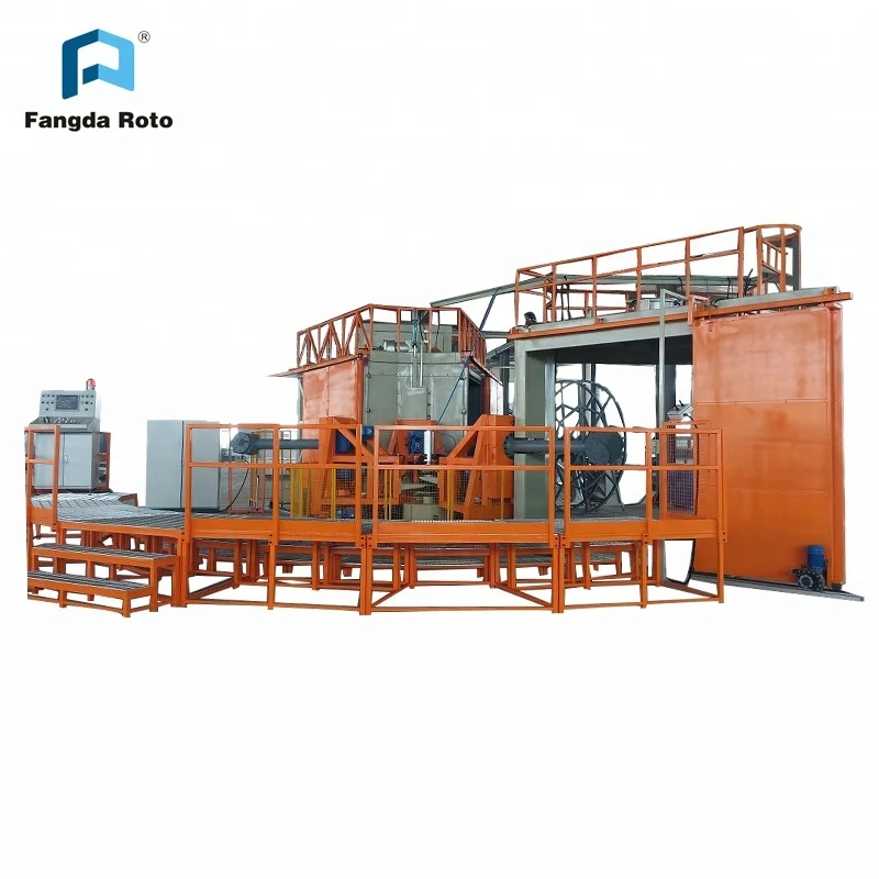 Ротационная формовочная машина для резервуара для воды с 3 ручками, 4 м, цена