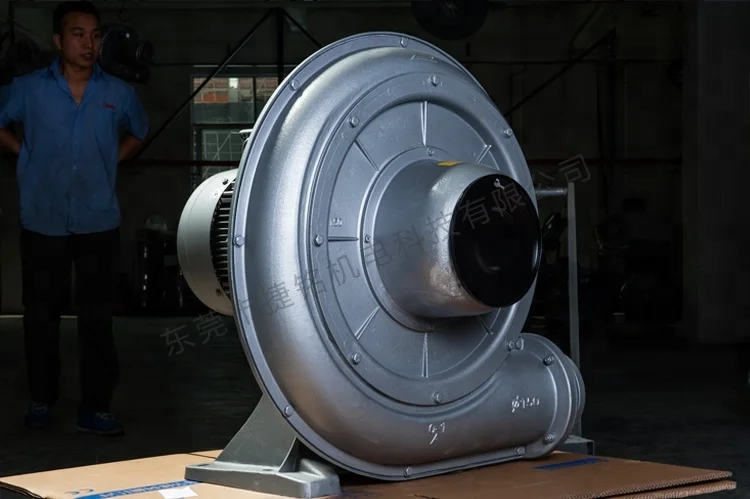 TB125-3 three phase 220V/380V 2.2kw Mid-Pressure industrial Centrifugal Fan blower for plastic raw material drying equipment