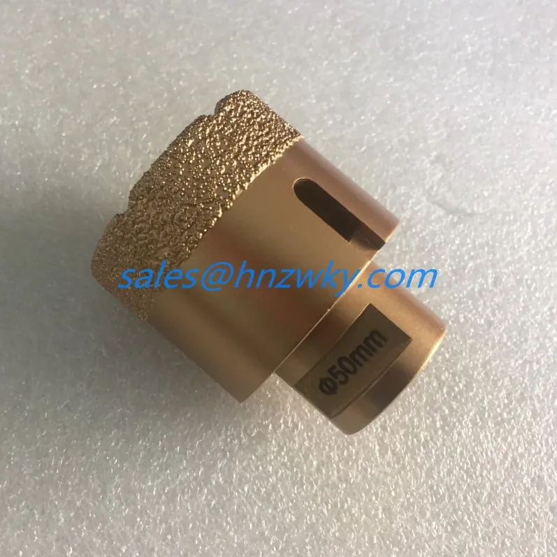 Алмазное корончатое сверло M14 с вакуумным припоем Коронка 6/8/10/14/16/25/32/38/40/45/55/60/65/68/76 мм