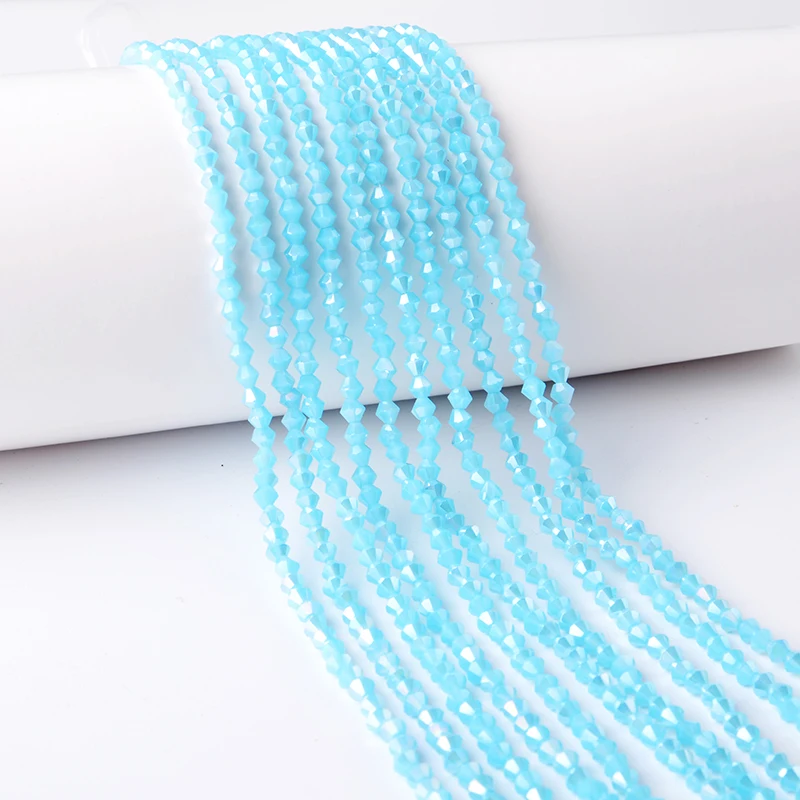  New Design 4mm Colorful Crystal Bicone Beads Wholesale Glass