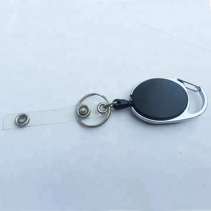 Wholesale High Quality Carabiner Retractable Badge Reel